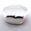 [Used] TIFFANY 925 Signet Heart Ring / Size 9 / g538-69