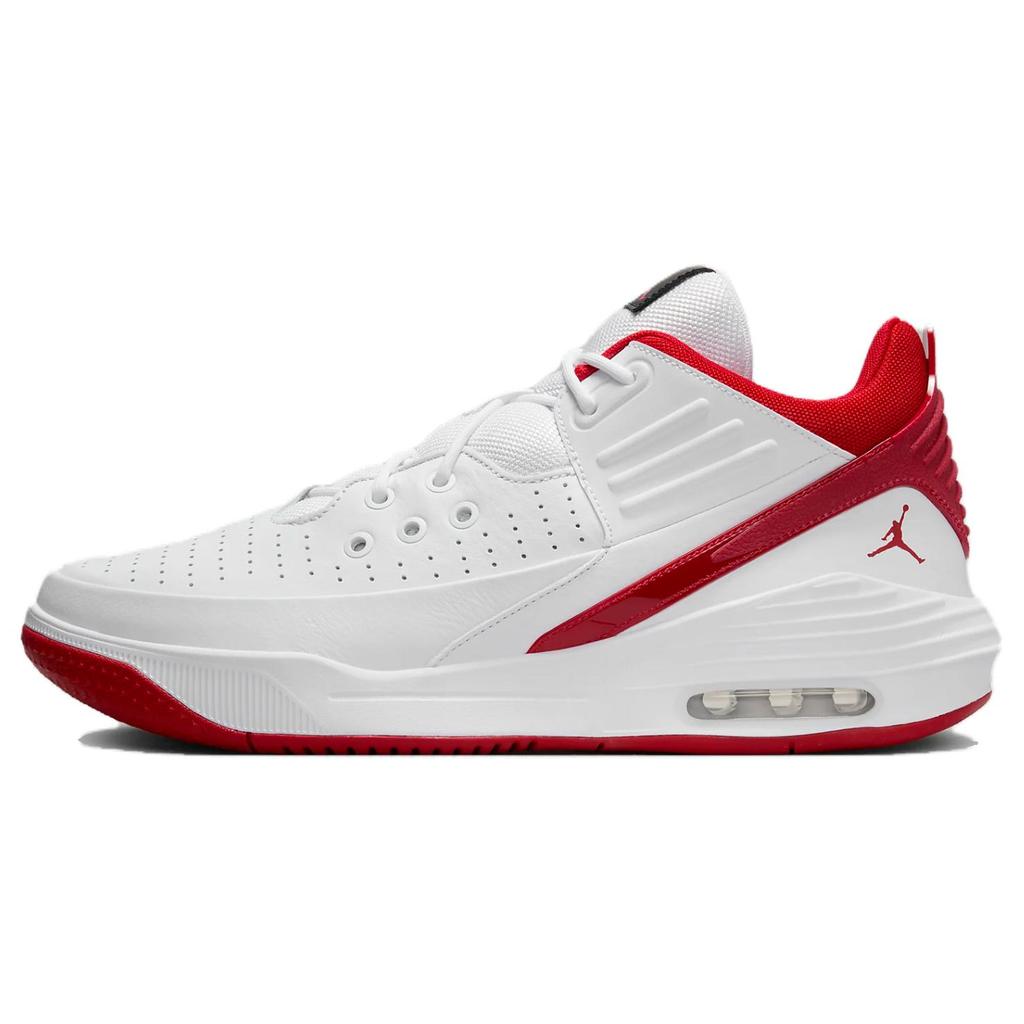 New JORDAN Max Aura 5 White Gym Red DZ4353-106