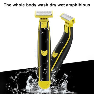 Rasoir électrique pour hommes, lame double face, étanche, rechargeable, mini rasoir de voyage, tondeuse à barbe portable, outil de suppression de cheveux, cadeau pour père et petit ami