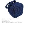 Weighted Door Stopper Heavy Sand Filled Door Stop with Handle Home Office Indoor Decorative Handmade Cotton Rope Ball Floor Doorstop