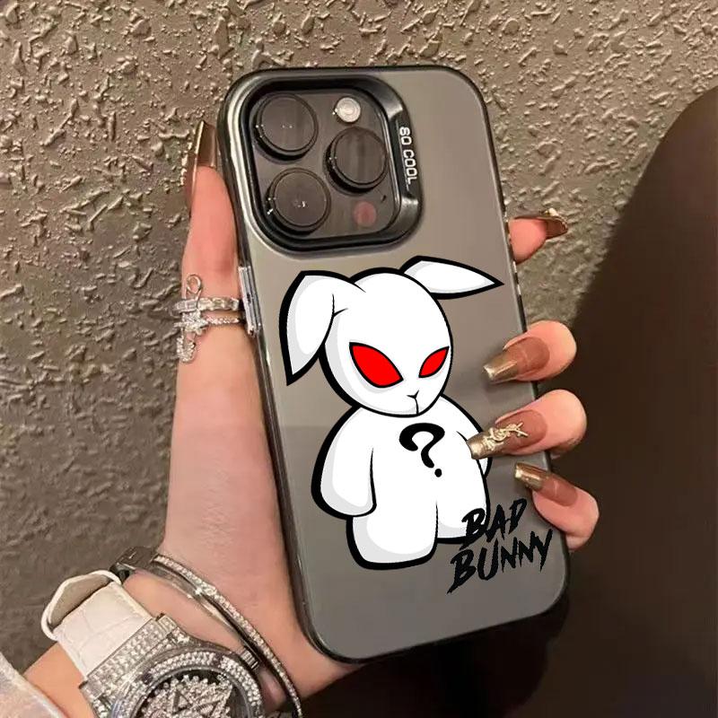 Bad-Bunny Love X100pre Coque For Apple iPhone 16 14 15 11 Pro Max Plus Case 12 13 Mini 16e Shockproof Phone Cover Bunnys