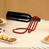 Floating Wine Holder Gemstone Necklace Shaped Wine Rack Creative Novelty Single Red Wine Bottle Stand For Bar And Home