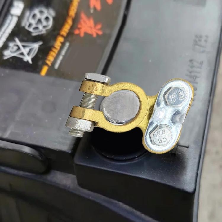 Efficient Battery Terminals Clip Brass Battery Post Terminals Clamp for Repair