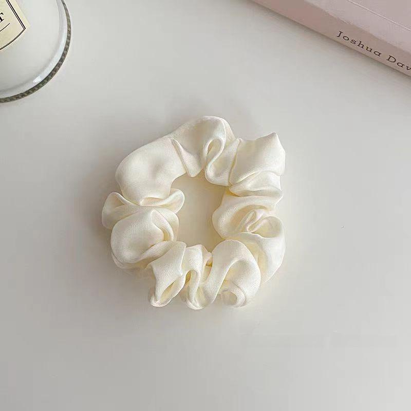 Bandeau pour cheveux coréen élégant rétro à gros intestin - Accessoire pour cheveux de queue de cheval et chignon de haute qualité pour femme.