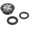 Aluminum Alloy Bike Crankset Dust Cover With Rubber Rings Crank Arm Dust Cover  for Bike Crankset