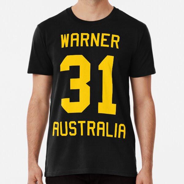 David Warner | 31 | Australian Cricket Jerse S To 5XL Made In the AU/USA T-Shirt