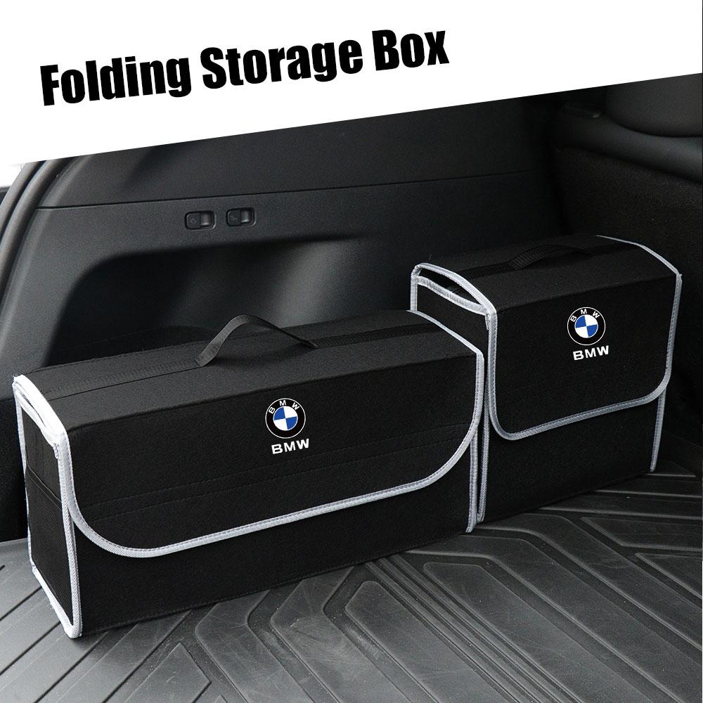 Car Large Folding Anti Slip Storage Bag Trunk Organizer Interior Accessories For Bmw E46 E90 E60 F30 F10 E39 F20 E87 E36 G20 X3 CD6
