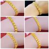 Love Heart Hollow Bracelet Zinc Zinc Alloy Chinese Style Bangles Delicate Golden Bracelet  Daily