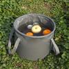 AEE4-Outdoor Portable Folding Bucket Portable Fishing Water Storage Container Camping Travel Portable Picnic Bucket