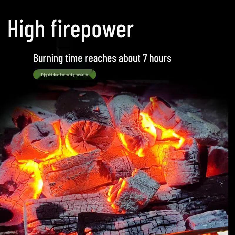 OEING Smokeless Fruit Wood Charcoal for BBQ & Hotpot
