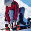 4pcs Nylon Ski Glove Leashes with Metal Button Safety Strap Wrist Straps Glove Carrier Sling Clips Skiing Handcuffs Accessories