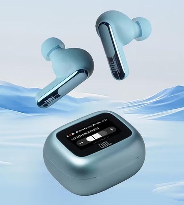 

JBL LIVE BEAM 3 Smart Touchscreen True Wireless Noise-Cancelling Earbuds