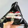 Horror Tokyo Ghoul 2 Kaneki Ken Halloween Party Mask Adjustable Zipper Masks Thicken PU Leather Cool Mask Blinder Anime Cosplay