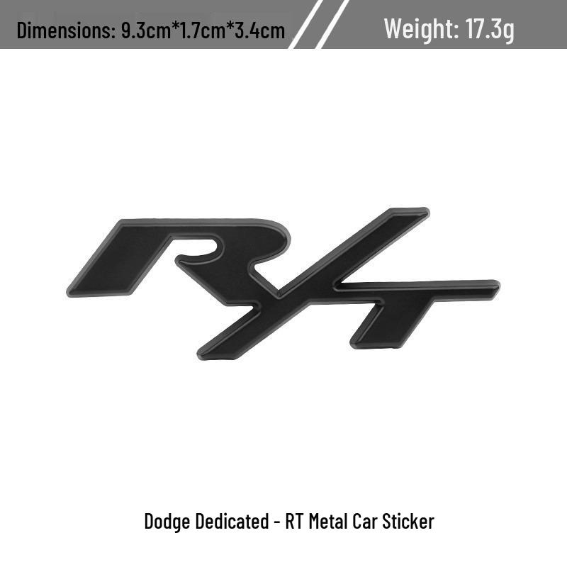 Dodge CHALLENGER Journey SRT Grille and Rear Emblem Metal Decorative Sticker