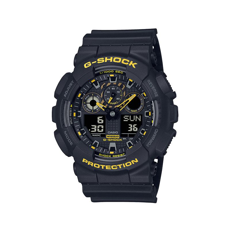

Casio G-Shock Black Warrior Bomb Disposal Expert Limited Edition Gift Box Set Waterproof Shockproof Quartz Movement Resin Strap GA-100CY-1APR Regular Watch Box,Black Dial