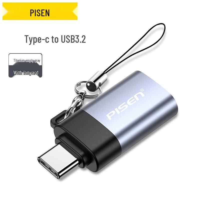 PISEN Type-C to USB 3.2 OTG Adapter for Apple and Huawei Phones
