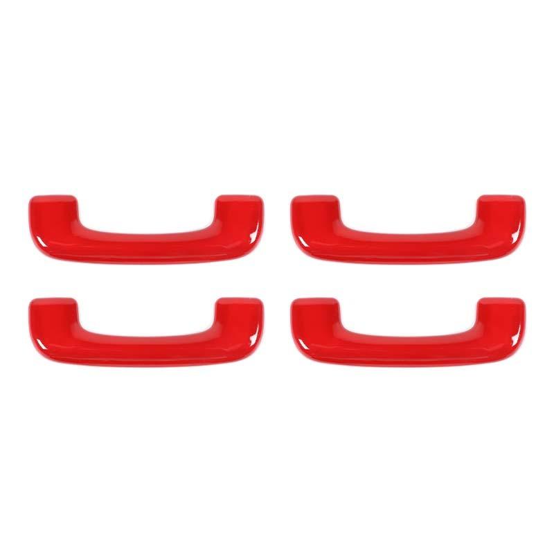ABS Top Handle Decoration Protective Cover Sticker Fit For Dodge Charger 2011 Up Car Interior Accessories