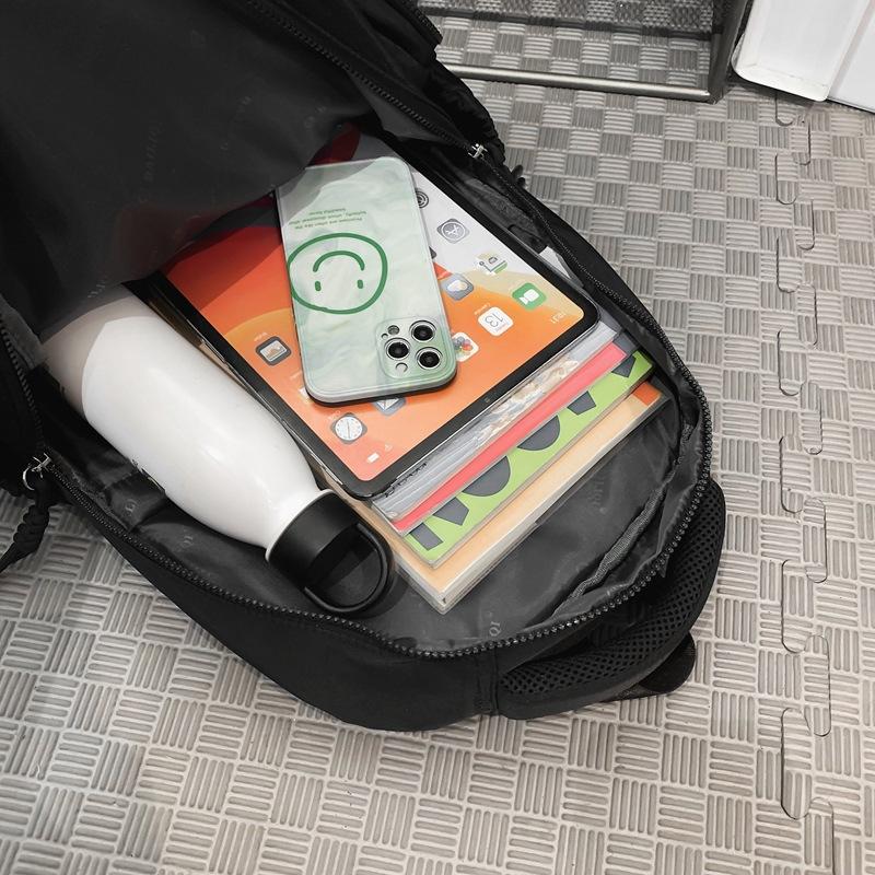 Schoolbag Student School Bag Trendy Brand Casual Men's and Women's Large Capacity Backpack Multifunctional Leisure Campus Class Travel Backpack