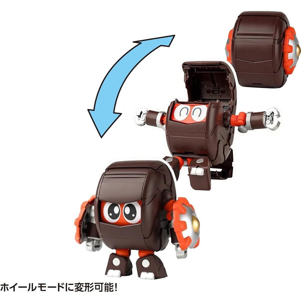 Wave QOSMOS Series Be-Robo Kabutack Gerotan & Dangoron Set Non-Scale Model Kit 10cm Color-Coded Plastic Assembly Robot