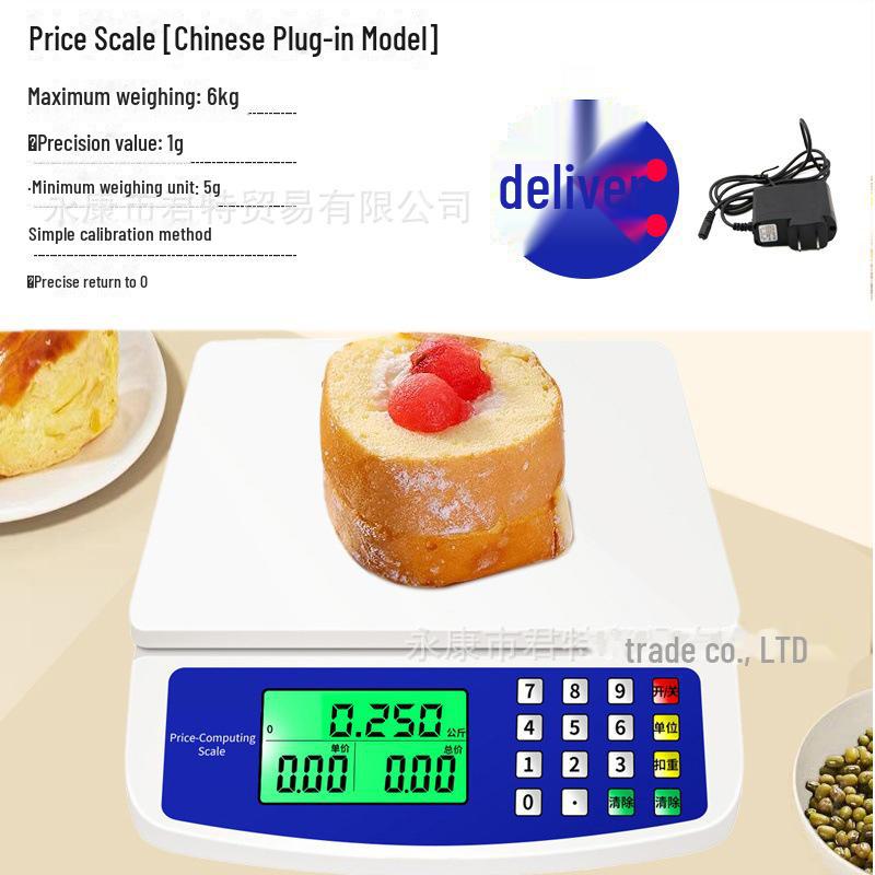 DT580 Electronic Kitchen Scale, 30kg Capacity for Baking, Food, Fruit, and Vegetables
