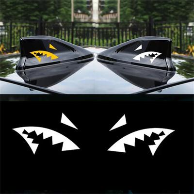 Personalisierte Modifikation Dekoration Aufkleber JDM Haifischflosse Antenne Autoaufkleber Haifischschnabel Vinyl Aufkleber Motorrad Autoaufkleber