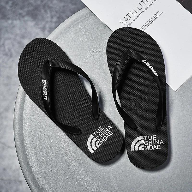 Genuine Mens Slipper for Men Living Room Slippers for Man Men's Summer Sandals Summer Shoes Sale Male Shoes Sneakers Flip-flops