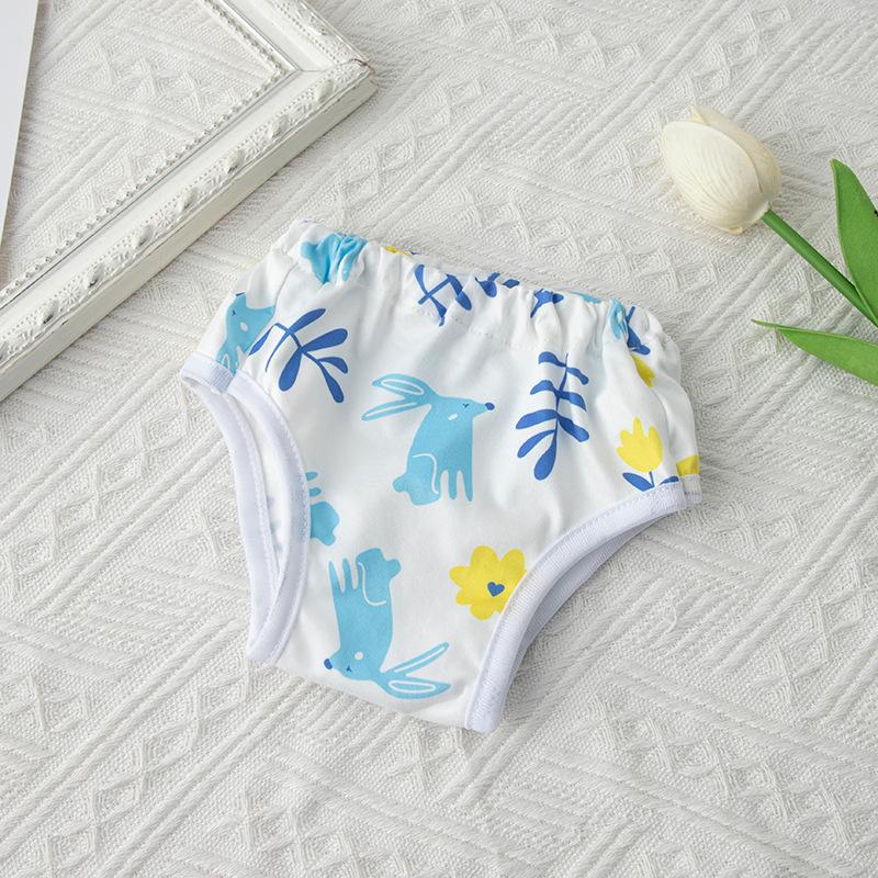 Pet Diaper Pants Female Dog Sanitary Pants Washable Reusable Heat Period Pet Underwear Hygiene Shorts Adjustable Soft Printed Small Pets