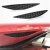 1Pair Car Honeycomb Tail Rear Fog Light Cover Trim Sticker For Golf 7 GTI MK7 2014-2018 Rear Bar Bumper Strips Sticker