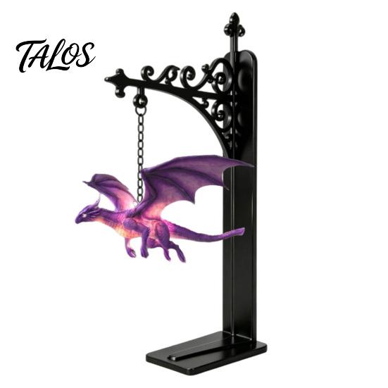 Dragon Collector Item Magical Flying Bookshelf Lamp, Warm Hanging Night Light, Fantasy Room Decor Reading Nook Decor, Unique Gift for Lovers