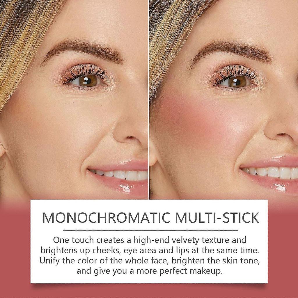 Eelhope 3-In-1 Makeup Stick Brightening, Colorful, Long-Lasting, Fade-Resistant, Moisturizing Blush And Eyeshadow