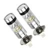 1000LM LED Headlight White 100W 12-24V 20-2pcs 6000K Driving H1 Parts Projector Replacement Wear-resistant