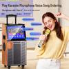 Sansui Portable Karaoke Trolley Speaker with 19-inch HD Screen