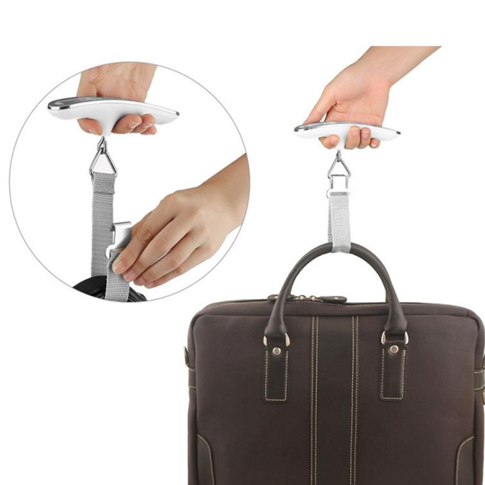 Portable Travel 110lb / 50kg LCD Digital Hanging Luggage Scale Electronic Weight