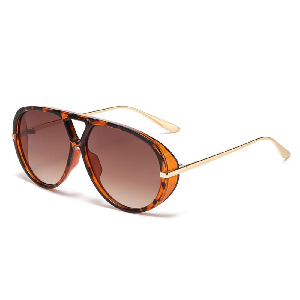 Shades Multicolor Lenses Eyewear Irregular UV400 Sun Glasses Large Frame Sunglasses  Cycling