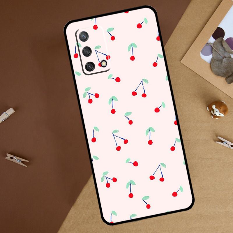 

Cherry Fruit Cute Collage For Oppo A60 A40 A80 A74 A94 A54 A18 A38 A58 A78 A98 A16 A76 A96 A15 A57S A17 A77 Phone Case OPPO A76