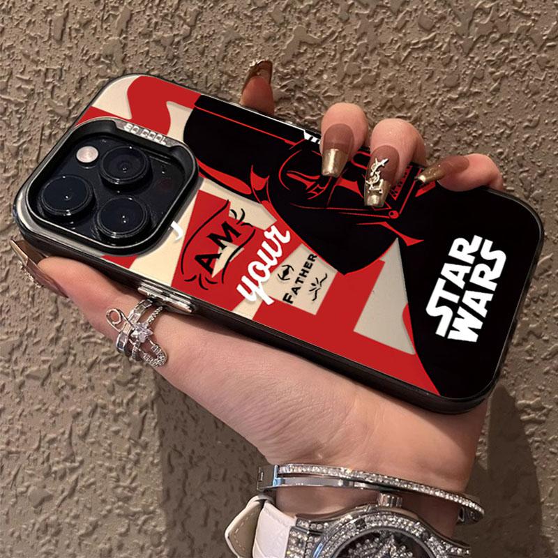 Stars W-Wars Darth Vader PC Case for Xiaomi POCO X6 X5 X3 NFC F3 F4 GT F5 F6 M6 Pro 4G M5S C65 Mi 13T 12T 14 13 12 11 Lite 5G NE