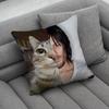 DDaryl Dixon Print Pattern Sofa Cushion Cover Pillowcase Home Party Car Bedding
