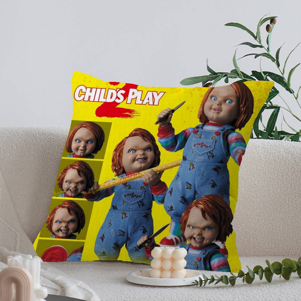 CChucky Horrorfilm Kissen Geschenk Heim Büro Dekoration Schlafzimmer Sofa Auto Kissenbezug Hülle x