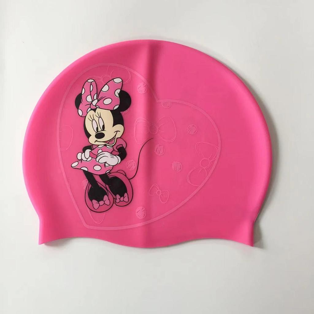 Children's Cartoon Silicone Swim Cap: Waterproof with Ear Protection