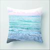 Summer Vacation Cushion Cover Pink Beach Wave Mountain Sofa Pillowcase Bedroom Home Car Office Accessories
