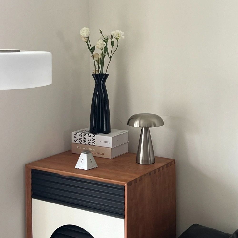 Touch Sensor Table Lamp Rechargeable Desk Lamp Modern Mushroom Night Light  Home Decor