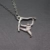 Vintage Animal Pendant Necklace Cat Animal Charm Necklaces Forest Ocean Western Jewelry Gift For Making DIY