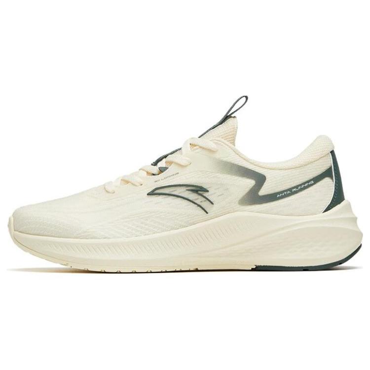 

Anta Road Run Versatile Cushioning Slip Resistant Abrasion Resistant Low top Running Shoes Women s White Asphalt Gray 922315519-3 36