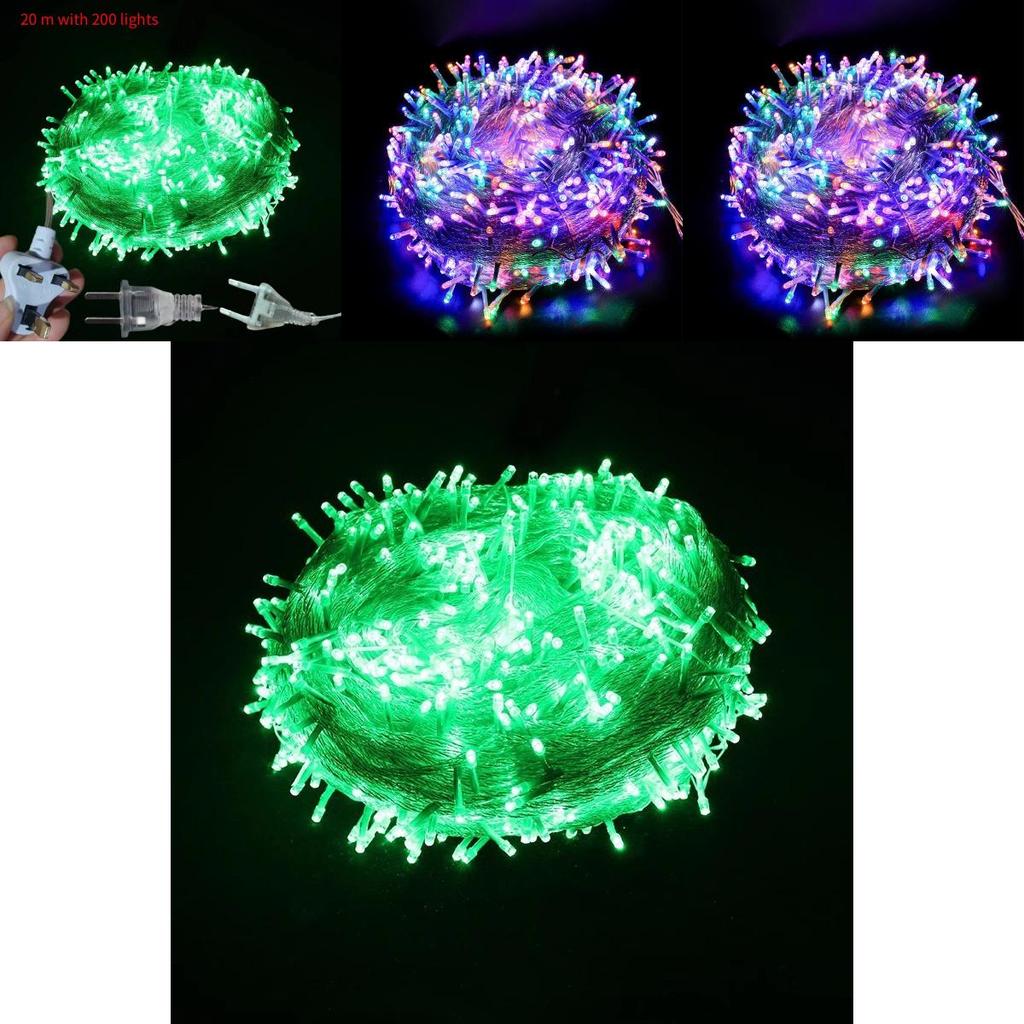 Outdoor Led Sky String Lights With Bright Illumination For Courtyard Lighting