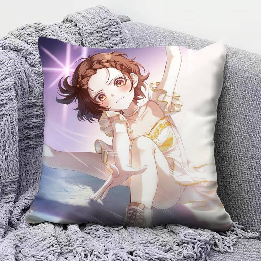 Hikaru Tsurumaikad Medalist Anime Pillow Covers Home Sofa Cushion Covers and Aecorative Custom
