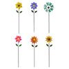 Sunflower Windmill Garden Stake Ornaments Outdoor Metal Wind Spinner Garden Patio Decoration for Garden Yard Patio Decor