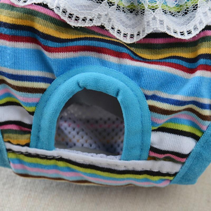 Female Dog Diapers Physiological Pant Puppy Women's Panties Shorts Underwear Washable Clothes for Small Medium Girl Dogs Cat