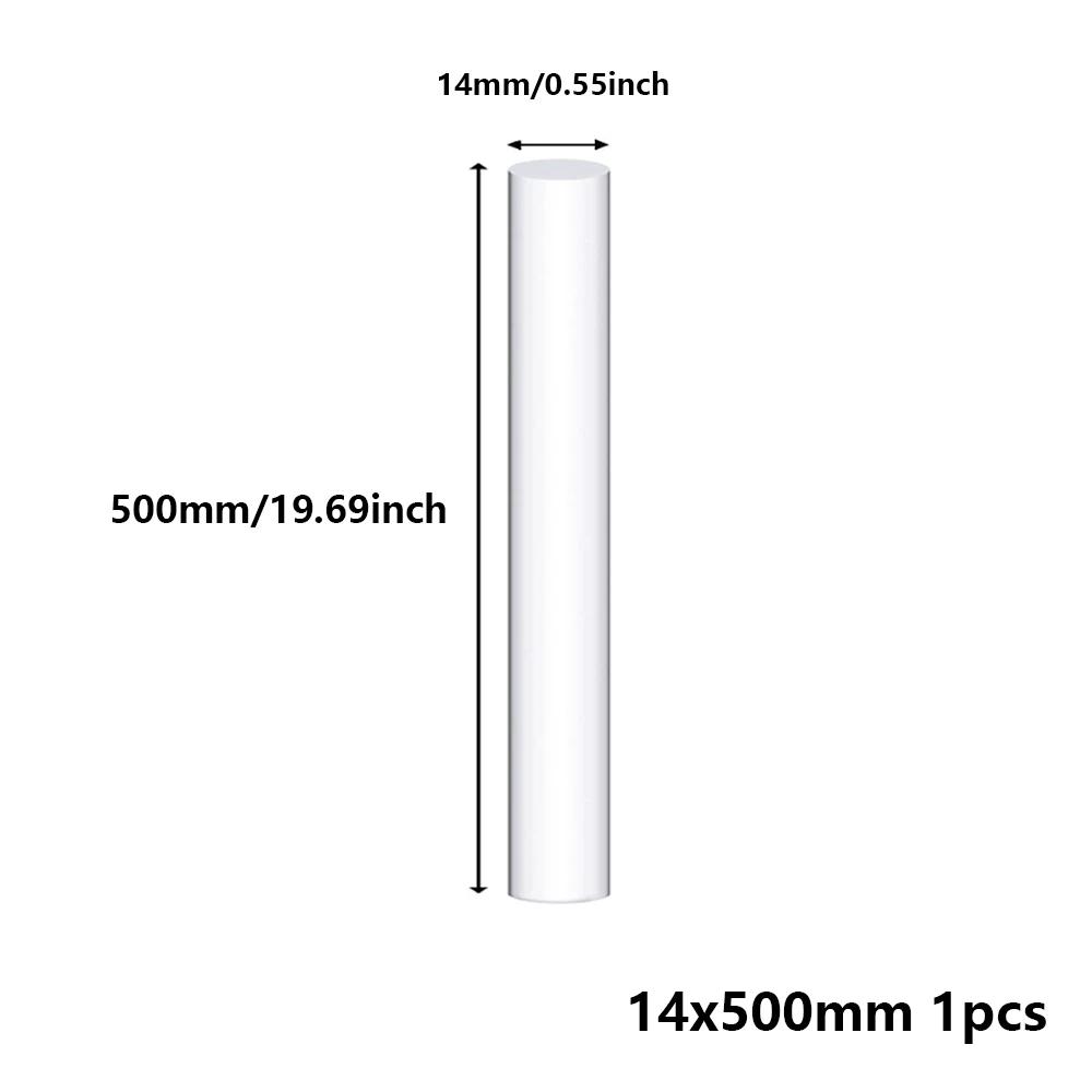 1-5 pièces de tiges rondes transparentes en acrylique, barres transparentes en acrylique pour modèles de construction DIY, artisanat et projets de matériaux