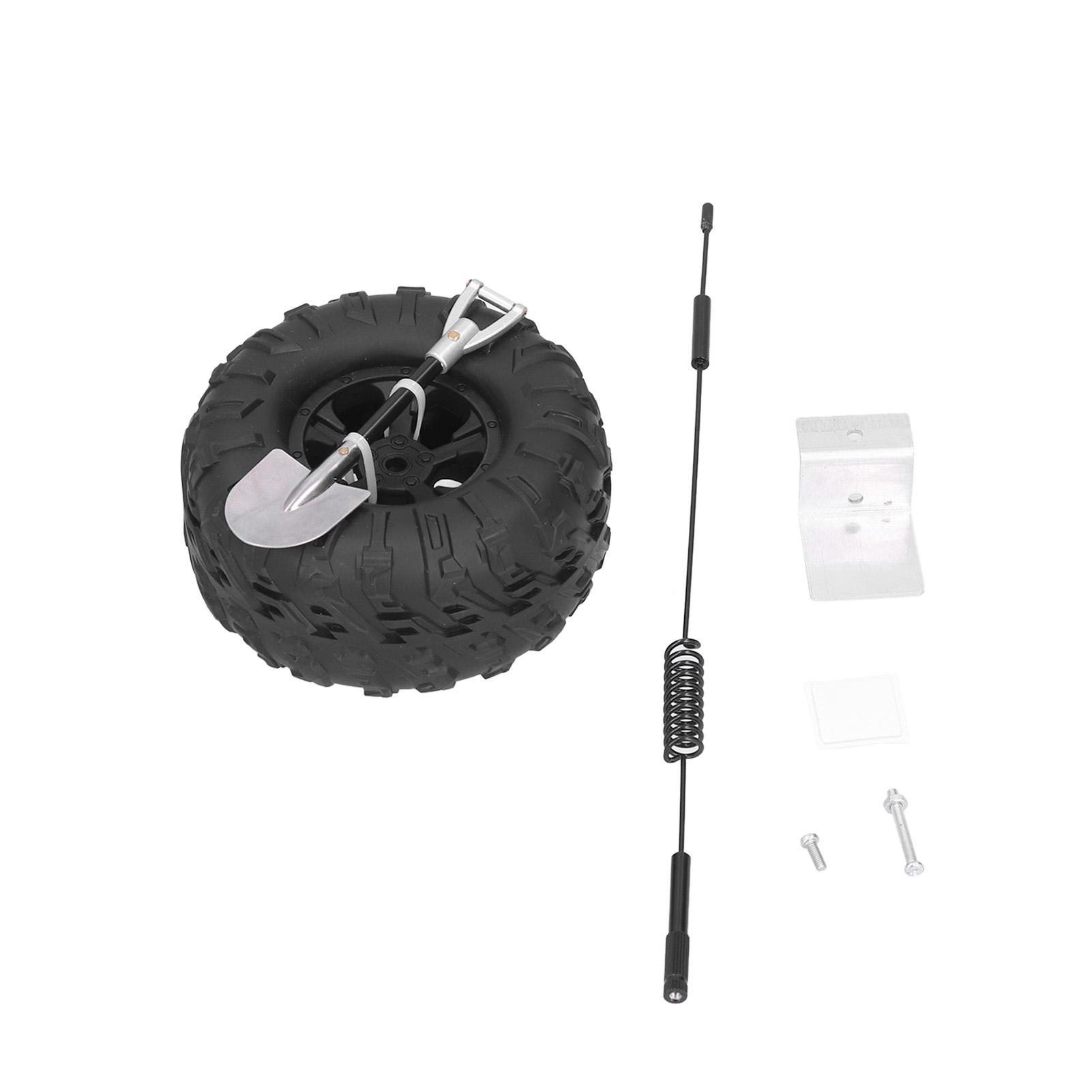 

Decorative Small Spare Tire Metal Shovel Kit Rear Trunk Decor Universal for Car Off Road Pickups