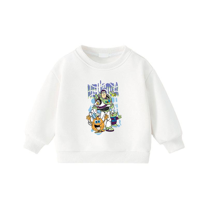 Unisex Kids' Round Neck Long Sleeve Warm Korean Style Fashion Hoodie